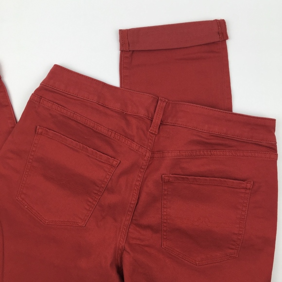 NEW Arizona Jean Co. Red Crop Jeggings 11 Junior - Picture 5 of 8